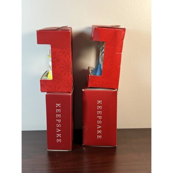 Set Of 4 Hallmark 2020 2 Cinderella & 2 Belle Disney Princess Ornaments LIKE NEW - Picture 9 of 11